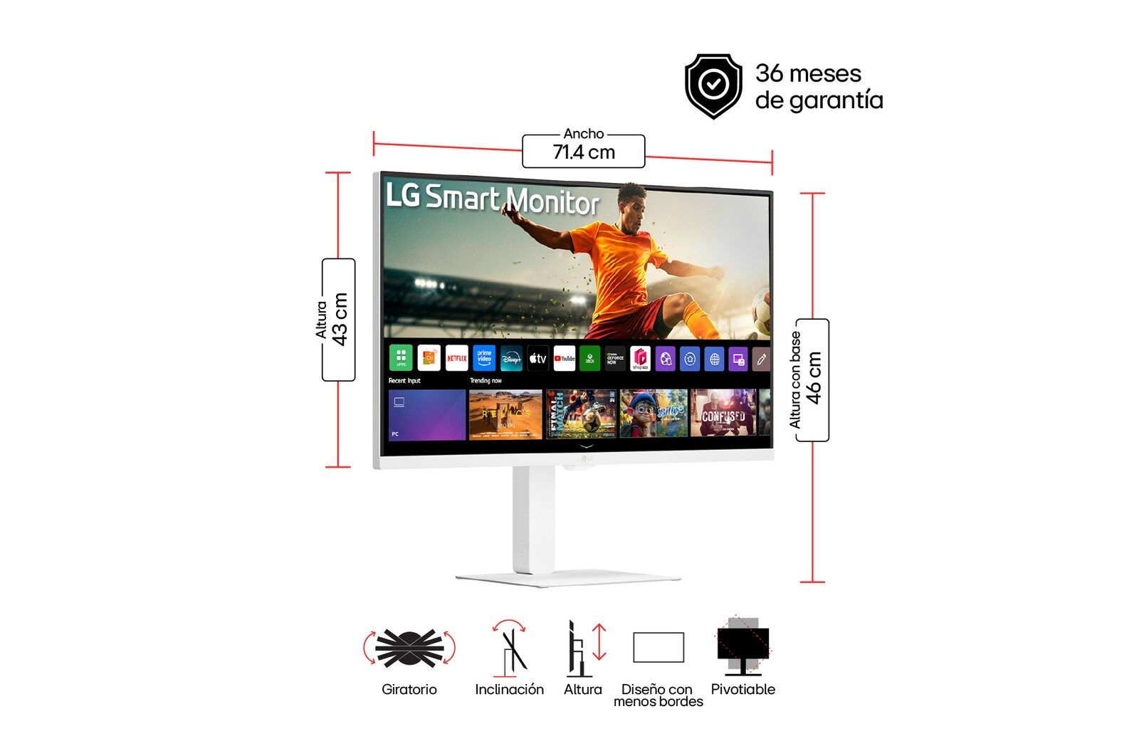información Smart Monitor 4K